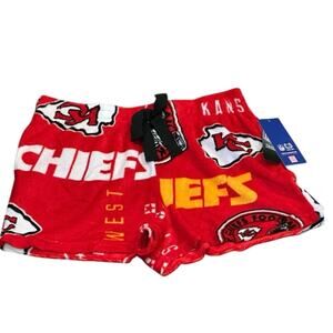 Kansas City Chiefs NFL Women's Fleece Pajama Lounge Shorts - NWT
